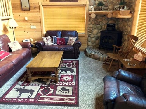 Rustic Family Cabin Nestled Among the Towering Trees in Idaho Cabin in Henrys Lake