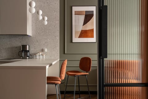 Kitchen or kitchenette, Living room