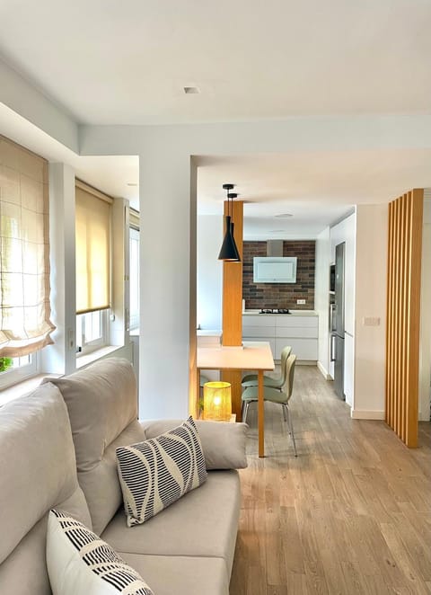 Kitchen or kitchenette, Living room, Dining area