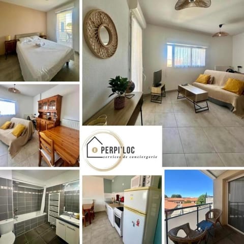 Property building, Bathroom, TV and multimedia, Balcony/Terrace, Living room, Photo of the whole room, Seating area, Dining area, Beach, Bedroom, City view, Supermarket/grocery shop, concierge, internet, towels, washing machine, kitchen