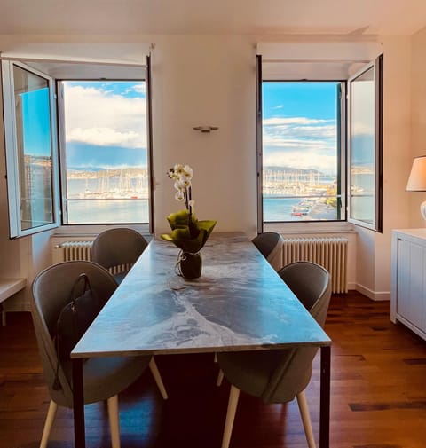 Dining area, Sea view