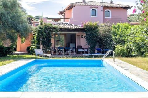 Property building, Living room, Swimming pool