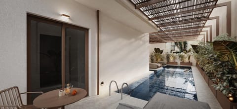 Property building, Day, Balcony/Terrace, On site, Guests, Pool view, Swimming pool, Swimming pool, children, young children, older children, group of guests, Family