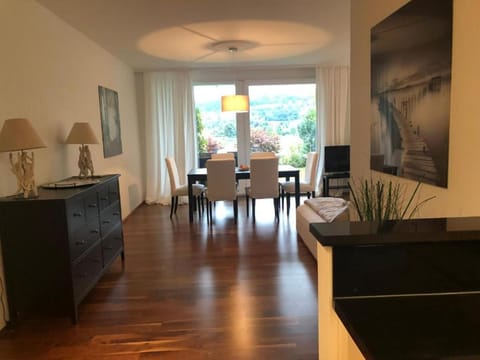 Living room, Seating area, Dining area