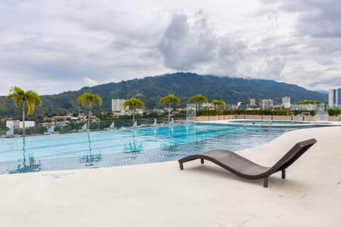 Balcony/Terrace, Pool view, Swimming pool, sunbed