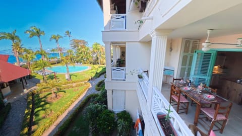 Property building, Patio, Garden, Beach, Garden view, Sea view, Swimming pool