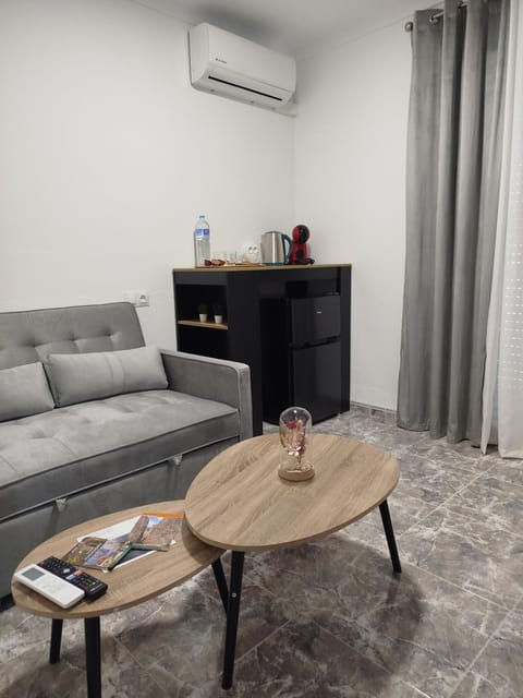 Living room, air conditioner