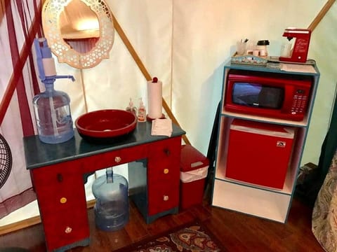 Unique Yurt-Dome Hybrid on Amazing Glampground near Bryson City, North Carolina Luxury tent in Fontana Lake
