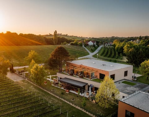 Property building, Natural landscape, Bird's eye view