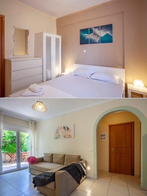 Bed, Living room, Photo of the whole room, Seating area, Bedroom, wardrobe