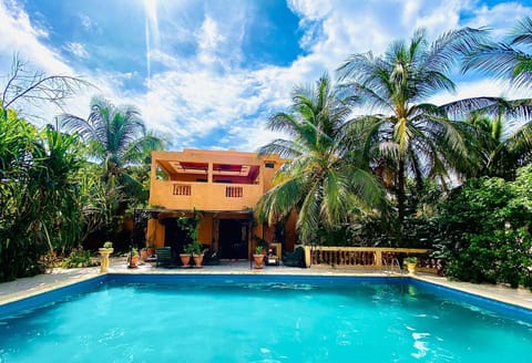 Property building, Garden, Pool view