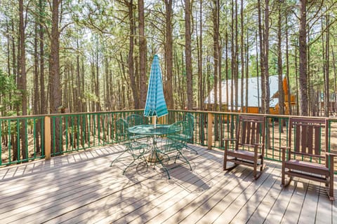 Walk to Lake and Trails Angel Fire Home with Deck! House in Angel Fire