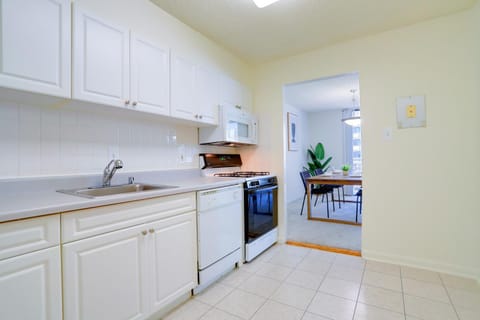 dishwasher, microwave, oven, stove, toaster, kitchen