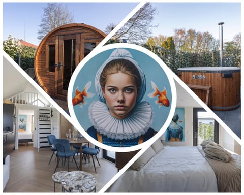 Hot Tub, Sauna, Spa and wellness centre/facilities, Bedroom