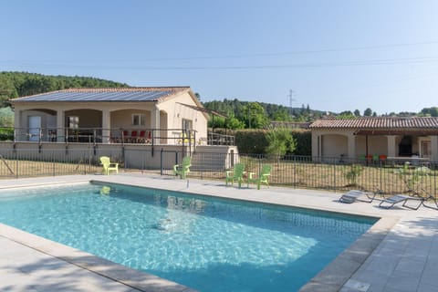 Property building, Living room, Swimming pool