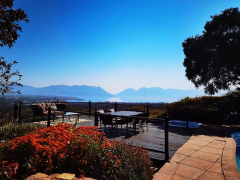 Day, Garden, Lake view, Mountain view