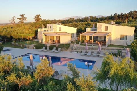 Property building, Natural landscape, Pool view, Swimming pool