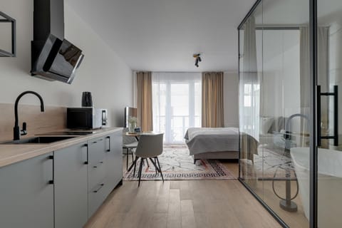 Bed, TV and multimedia, Coffee/tea facilities, Kitchen or kitchenette, Photo of the whole room