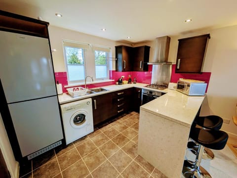 Kitchen or kitchenette, oven, stove