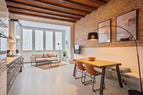 Kitchen or kitchenette, Living room, Dining area