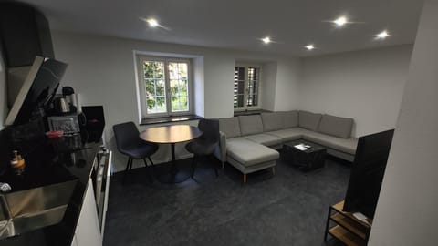 Living room, Seating area, Dining area