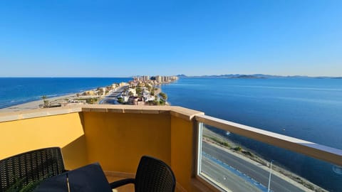 View (from property/room), Balcony/Terrace, Sea view