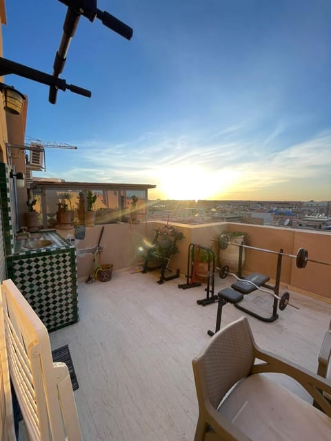 Balcony/Terrace, Seating area, Sunset