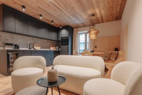 Kitchen or kitchenette, Living room, Dining area