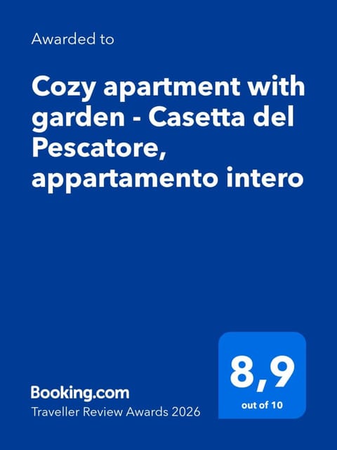 Cozy apartment with garden - Casetta del Pescatore, appartamento intero Apartment in Sirolo