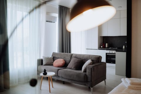 Kitchen or kitchenette, Living room, air conditioner