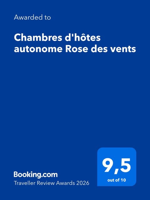 Chambres d'hôtes autonome Rose des vents Vacation rental in Brittany