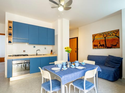 Living room, kitchen