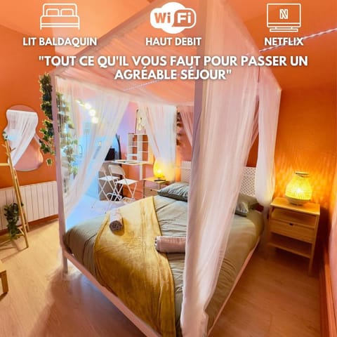 Studio Bali Hyper centre Lit Baldaquin Apartment in Arras