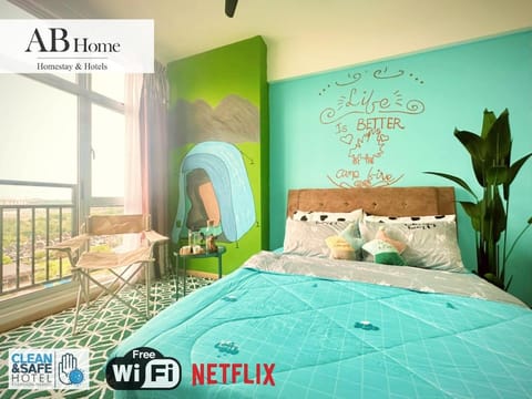 Photo of the whole room, Bedroom