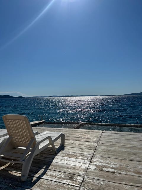 Beach, Sea view, sunbed
