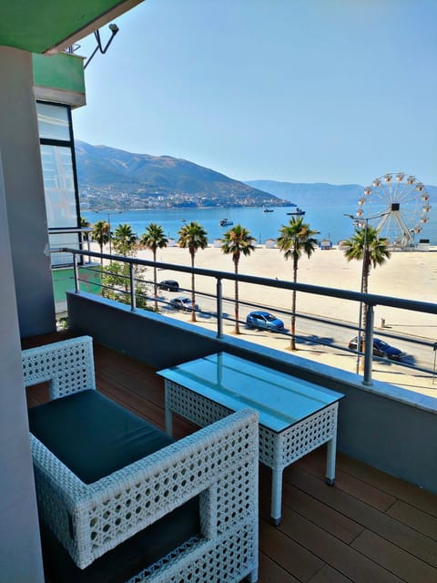 View (from property/room), Balcony/Terrace, Sea view
