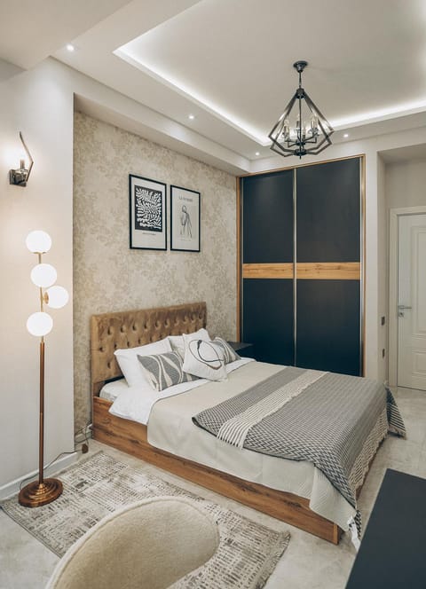 Bed, Bedroom, wardrobe
