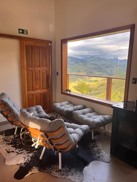 Natural landscape, Living room, Seating area, Mountain view