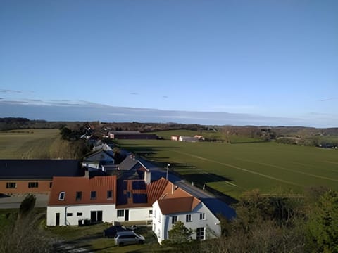 Property building, Natural landscape, Bird's eye view