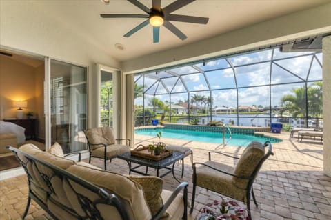 Seating area, Pool view