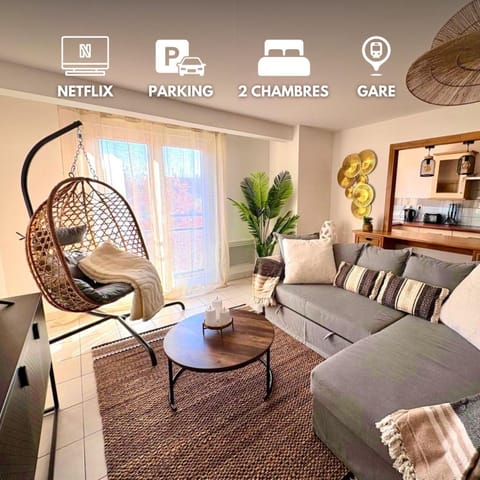 Magnifique 2 chambres - Parking - Netflix - Gare Apartment in Arras