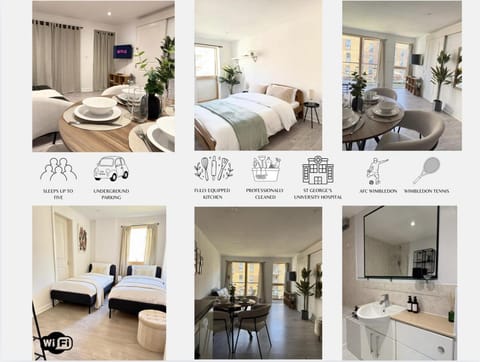 Property building, TV and multimedia, Coffee/tea facilities, Dining area, Bedroom, Garden view, Parking, hair dryier, heating, heating, internet, oven, stove, toaster, wardrobe, kitchen