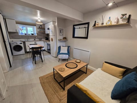Kitchen or kitchenette, Living room, Dining area, pet friendly, washing machine