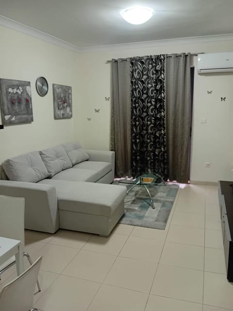 Living room, air conditioner