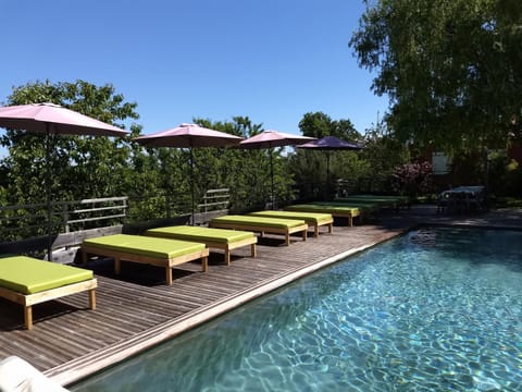 Garden, Swimming pool, sunbed