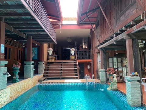 Pool view, Swimming pool