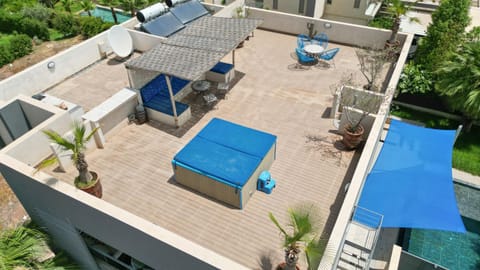 Patio, Pool view