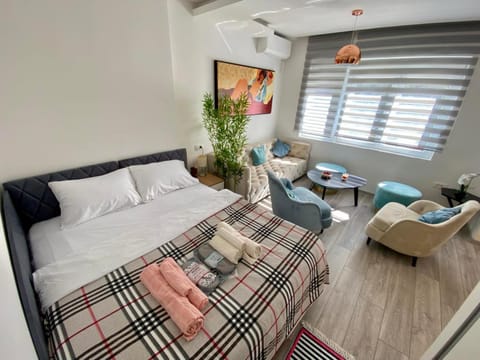 Bed, Living room, Photo of the whole room, Bedroom