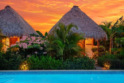 Property building, Sunset