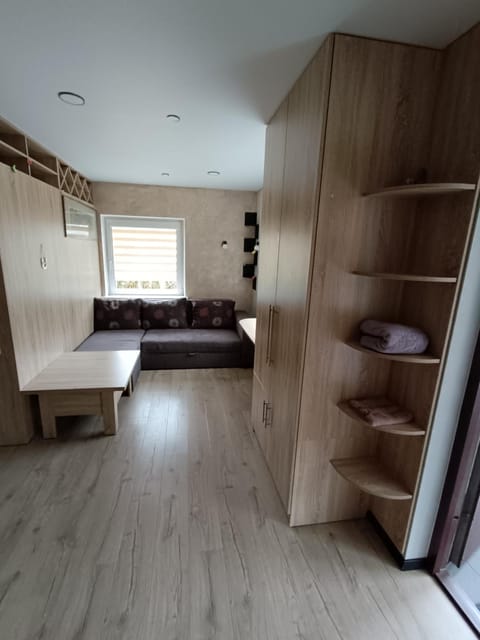 Photo of the whole room, wardrobe